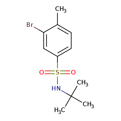 N-t-Butyl 3-bromo-4-methylbenzenesulfonamide