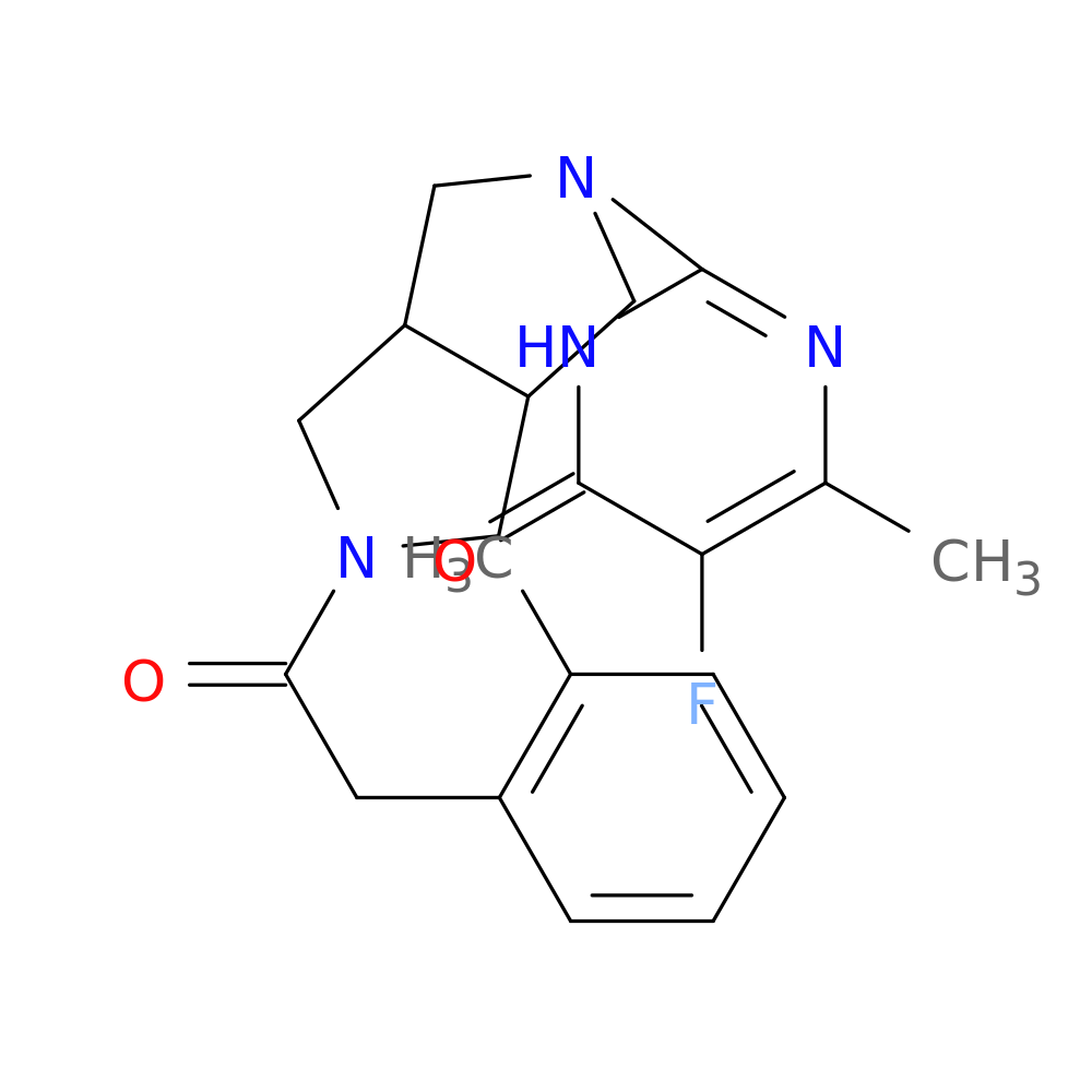 5-fluoro-6-methyl-2-{5-[2-(2-methylphenyl)acetyl]-octahydropyrrolo[3,4-c]pyrrol-2-yl}-3,4-dihydropyrimidin-4-one