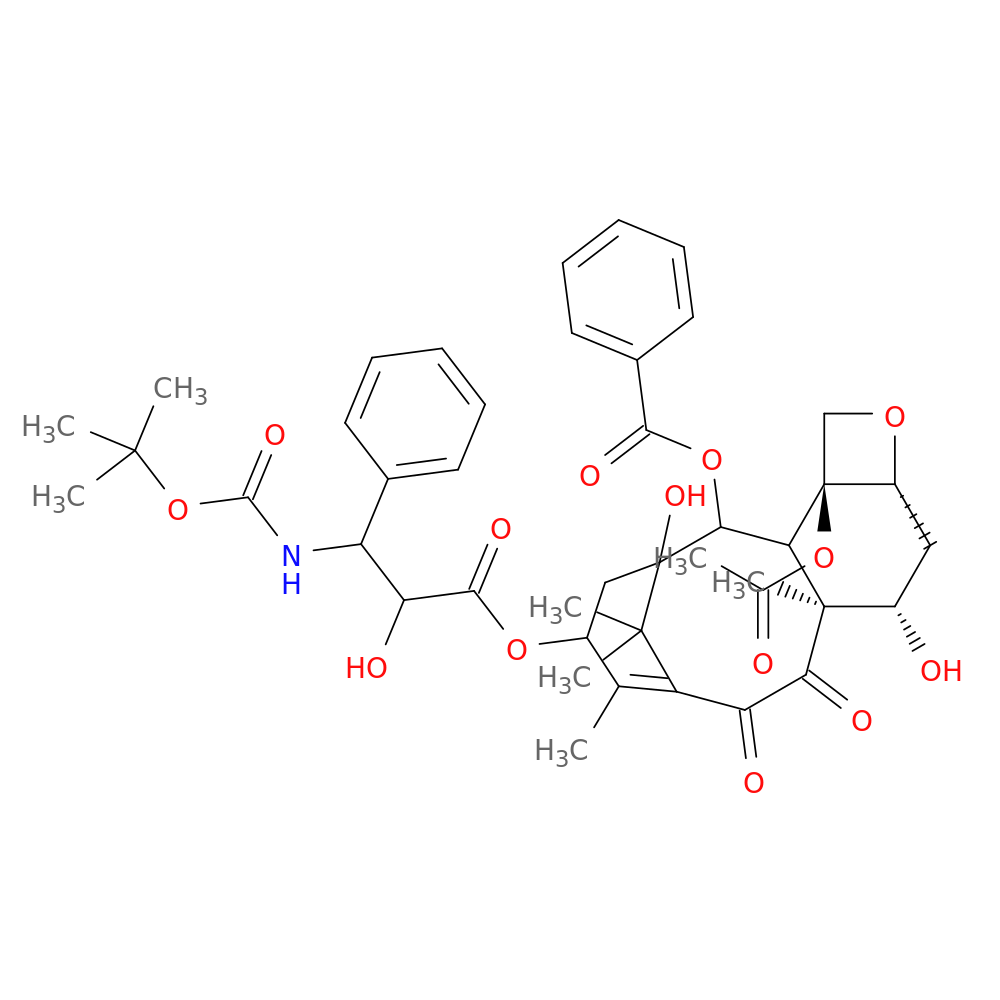 (2aR,4S,4aS,9S,11S,12S,12aR,12bS)-12b-(Acetyloxy)-12-(benzoyloxy)-2a,3,4,4a,5,6,9,10,11,12,12a,12b-dodecahydro-4,11-dihydroxy-4a,8,13,13-tetramethyl-5,6-dioxo-7,11-methano-1H-cyclodeca[3,4]benz[1,2-b]oxet-9-yl (αR,βS)-β-[[(1,1-dimethylethoxy)carbonyl]amino]-α-hydroxybenzenepropanoate