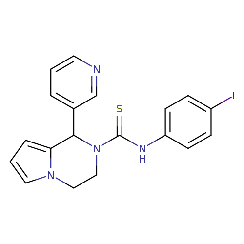 N-(4-iodophenyl)-1-(pyridin-3-yl)-1H,2H,3H,4H-pyrrolo[1,2-a]pyrazine-2-carbothioamide