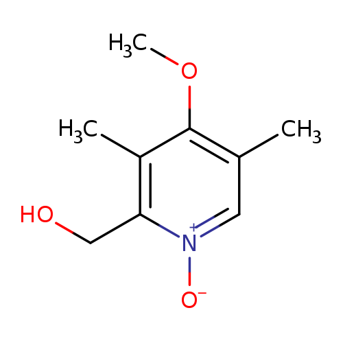 2-Pyridinemethanol, 4-methoxy-3,5-dimethyl-, 1-oxide