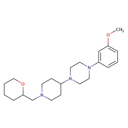 1-(3-methoxyphenyl)-4-{1-[(oxan-2-yl)methyl]piperidin-4-yl}piperazine