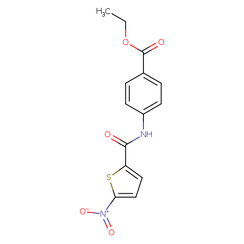 ethyl 4-(5-nitrothiophene-2-amido)benzoate