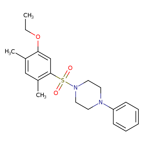 1-(5-ethoxy-2,4-dimethylbenzenesulfonyl)-4-phenylpiperazine