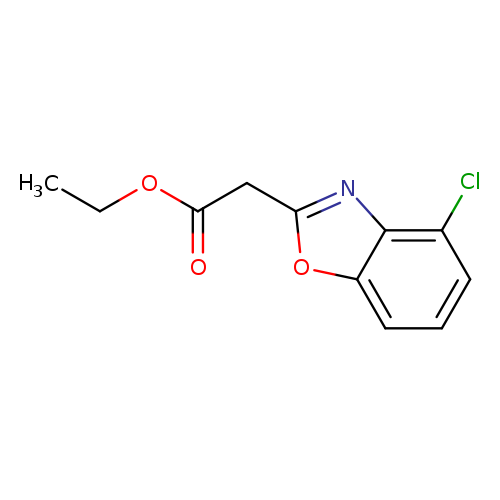 2-Benzoxazoleacetic acid, 4-chloro-, ethyl ester