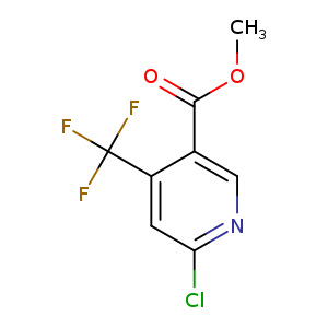 3-Pyridinecarboxylic acid, 6-chloro-4-(trifluoromethyl)-, methyl ester