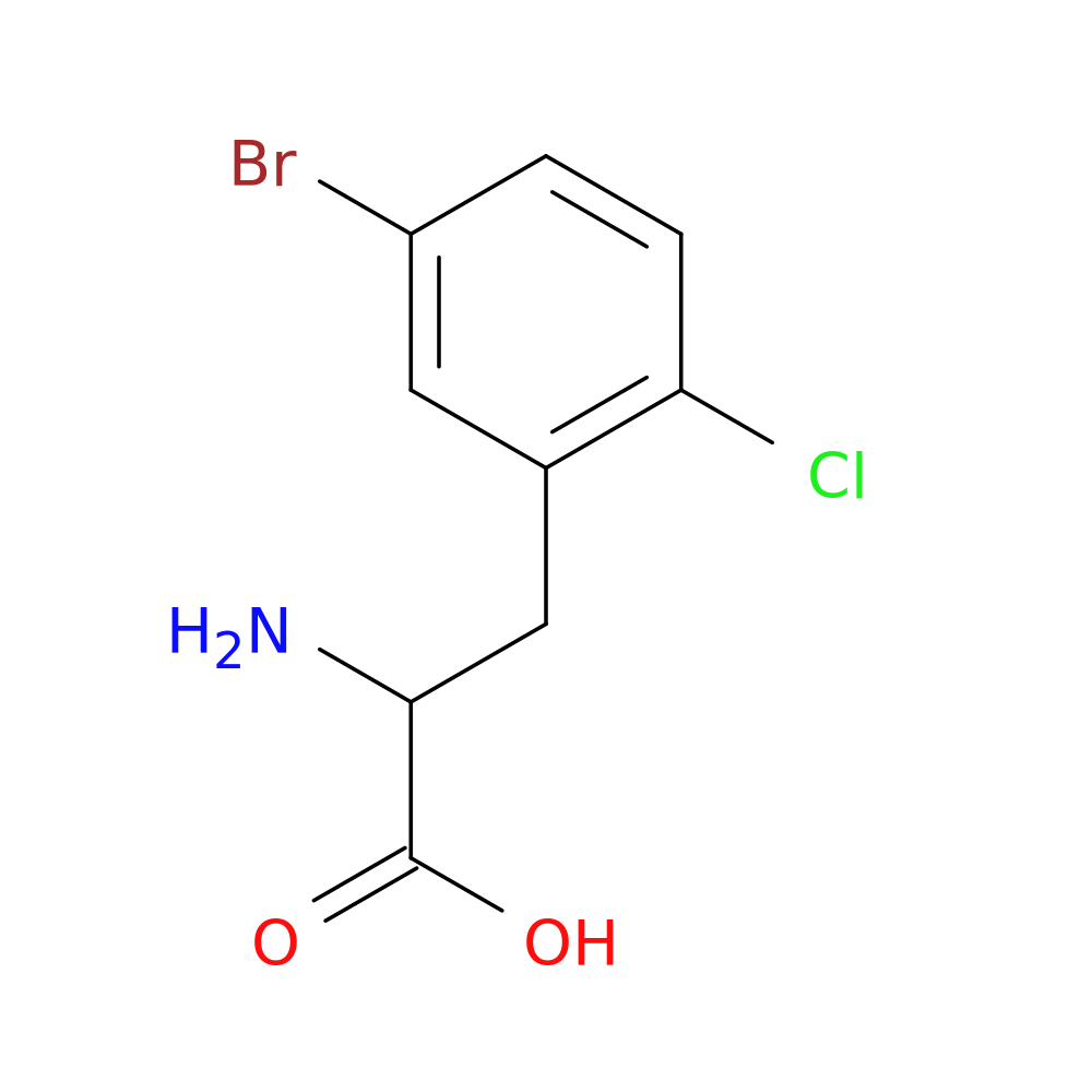 2-amino-3-(5-bromo-2-chlorophenyl)propanoic acid