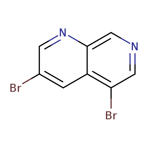 1,7-Naphthyridine, 3,5-dibromo-