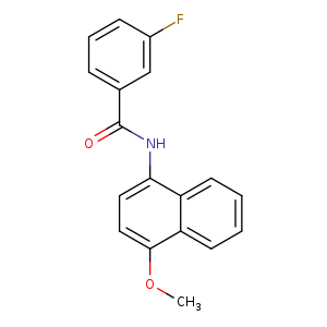 3-fluoro-N-(4-methoxynaphthalen-1-yl)benzamide