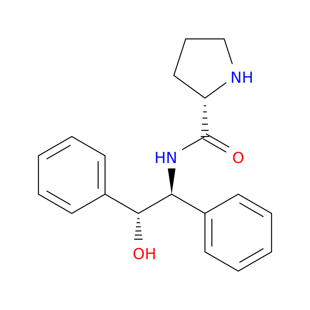(2S)-N-[(1S,2R)-2-Hydroxy-1,2-diphenylethyl]-2-pyrrolidinecarboxamide