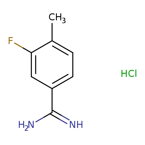 Benzenecarboximidamide, 3-fluoro-4-methyl-, hydrochloride (1:1)