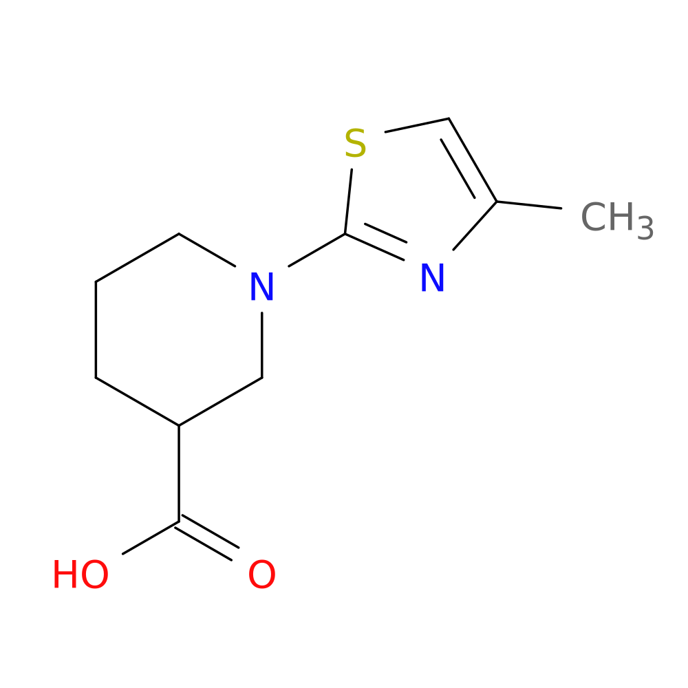 1-(4-methyl-1,3-thiazol-2-yl)piperidine-3-carboxylic acid
