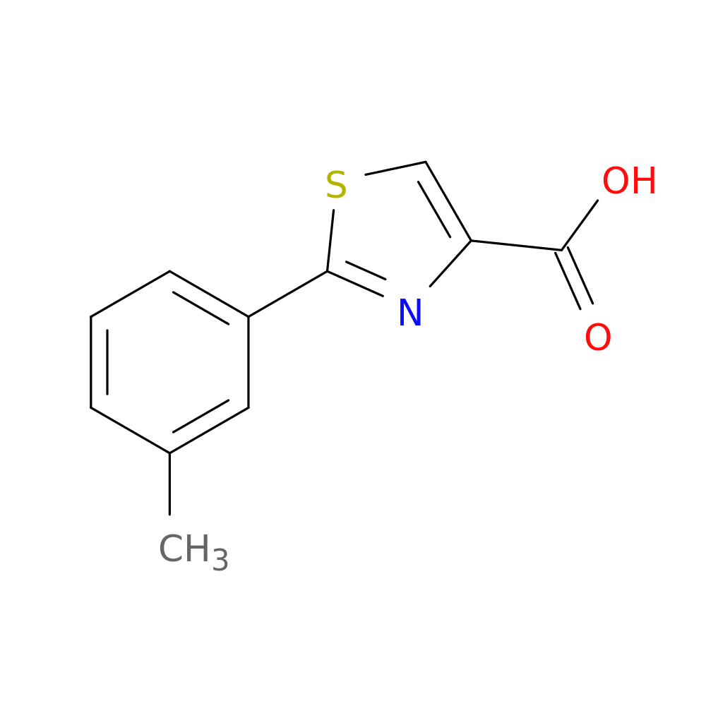 2-(3-Methylphenyl)-1,3-thiazole-4-carboxylic acid