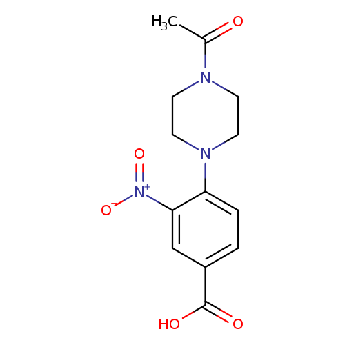 4-(4-ACETYLPIPERAZIN-1-YL)-3-NITROBENZOIC ACID