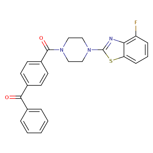 2-[4-(4-benzoylbenzoyl)piperazin-1-yl]-4-fluoro-1,3-benzothiazole