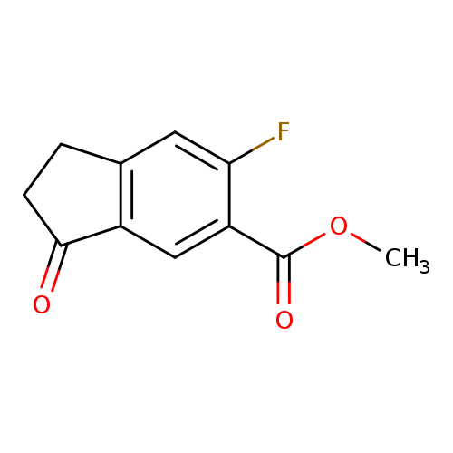 1H-Indene-5-carboxylic acid, 6-fluoro-2,3-dihydro-3-oxo-, methyl ester
