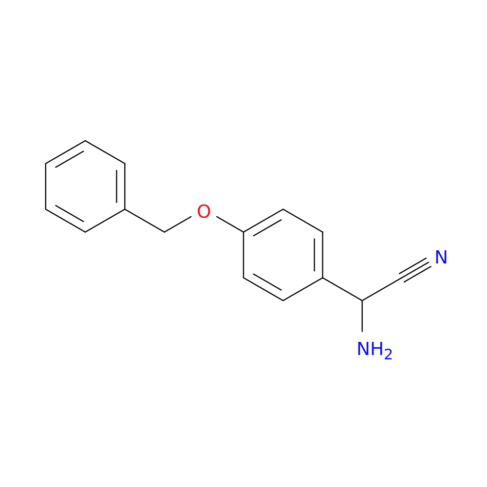 2-amino-2-[4-(benzyloxy)phenyl]acetonitrile