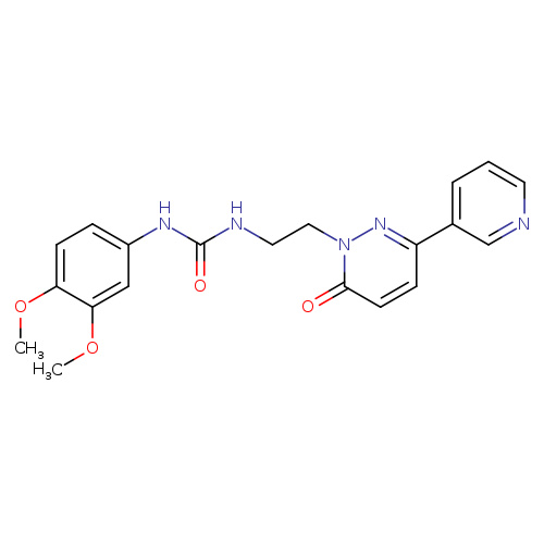 1-(3,4-dimethoxyphenyl)-3-{2-[6-oxo-3-(pyridin-3-yl)-1,6-dihydropyridazin-1-yl]ethyl}urea