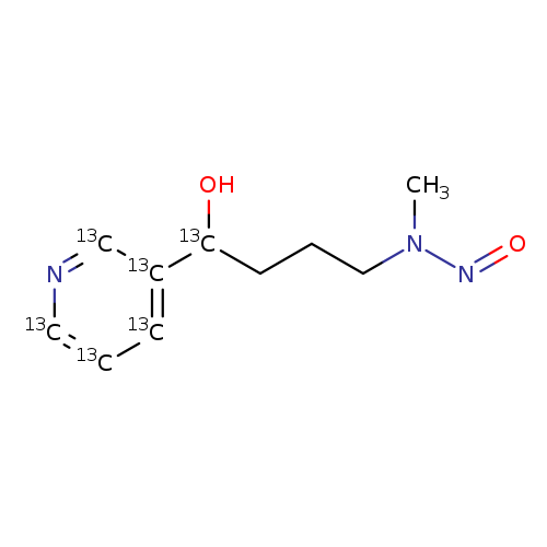 4-(Methylnitrosamino)-1-(3-pyridyl)-1-butanol-1,2',3',4',5',6'-13C6