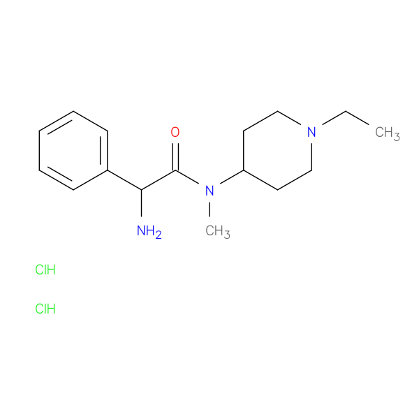 2-amino-N-(1-ethylpiperidin-4-yl)-N-methyl-2-phenylacetamide dihydrochloride