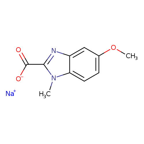 sodium5-methoxy-1-methyl-1H-1,3-benzodiazole-2-carboxylate