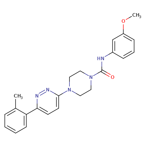 N-(3-methoxyphenyl)-4-[6-(2-methylphenyl)pyridazin-3-yl]piperazine-1-carboxamide
