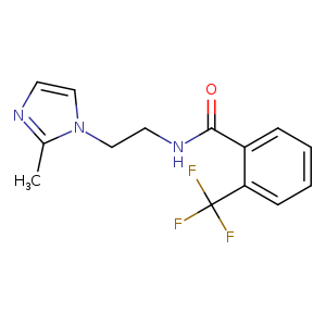 N-[2-(2-methyl-1H-imidazol-1-yl)ethyl]-2-(trifluoromethyl)benzamide