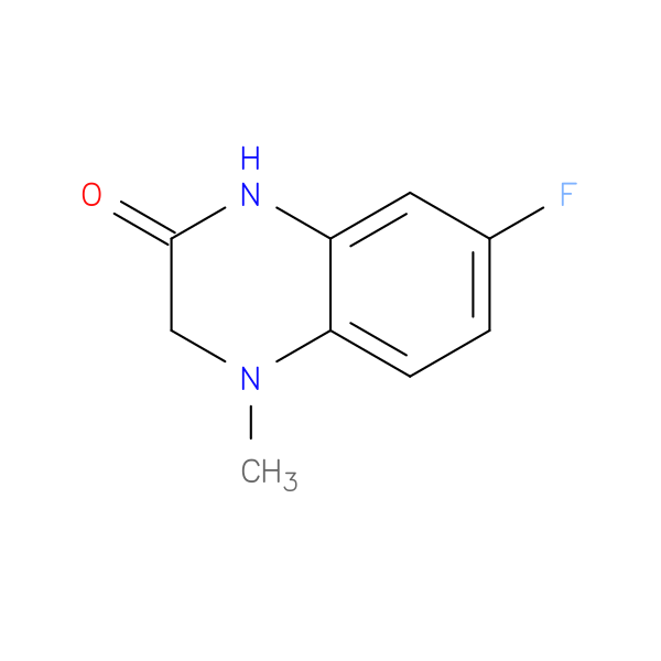 7-Fluoro-4-methyl-3,4-dihydroquinoxalin-2(1H)-one