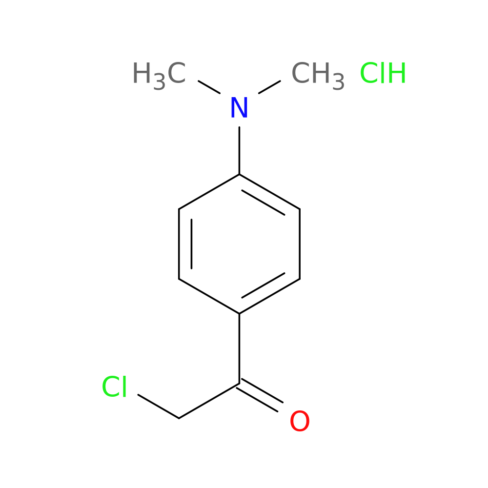 2-chloro-1-[4-(dimethylamino)phenyl]ethan-1-one hydrochloride
