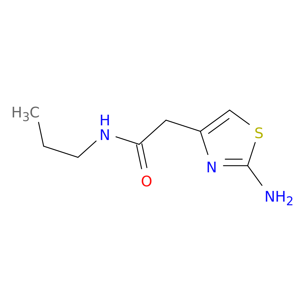 2-(2-Amino-1,3-thiazol-4-yl)-N-propylacetamide