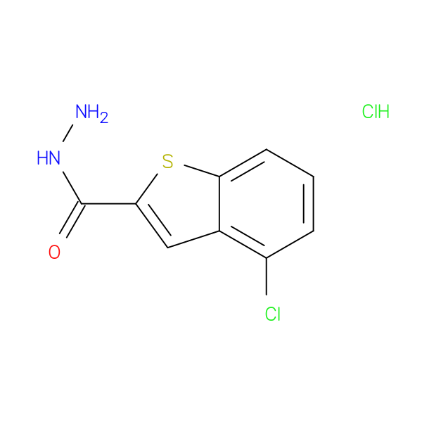 4-chloro-1-benzothiophene-2-carbohydrazide hydrochloride
