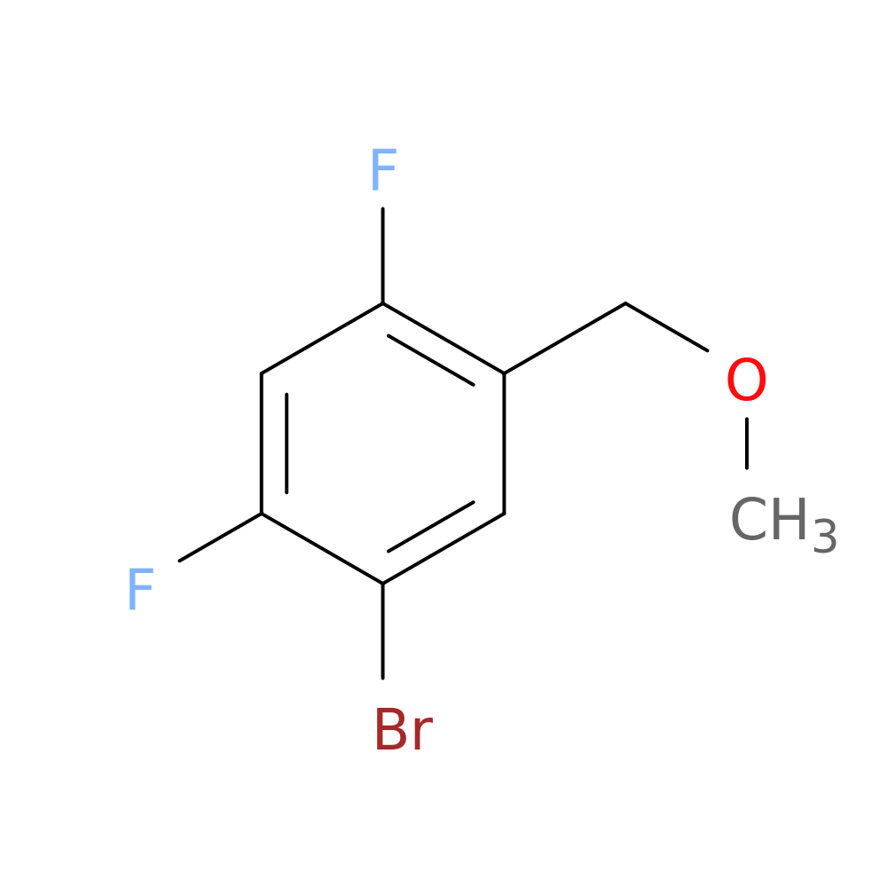 1-Bromo-2,4-difluoro-5-(methoxymethyl)benzene