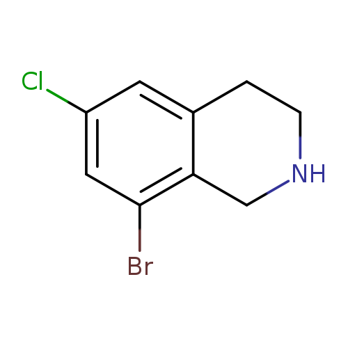 8-bromo-6-chloro-1,2,3,4-tetrahydroisoquinoline