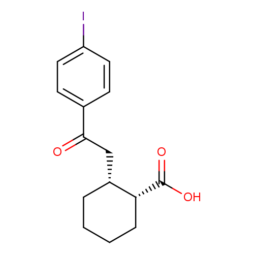 cis-2-[2-(4-Iodophenyl)-2-oxoethyl]cyclohexane-1-carboxylic acid
