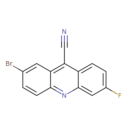 2-Bromo-6-fluoroacridine-9-carbonitrile