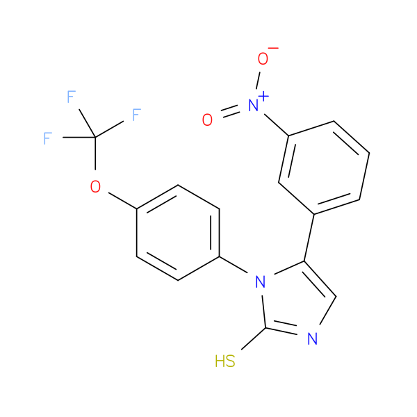 5-(3-Nitrophenyl)-1-[4-(trifluoromethoxy)phenyl]-1H-imidazole-2-thiol