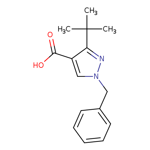 1-benzyl-3-tert-butyl-1H-pyrazole-4-carboxylic acid