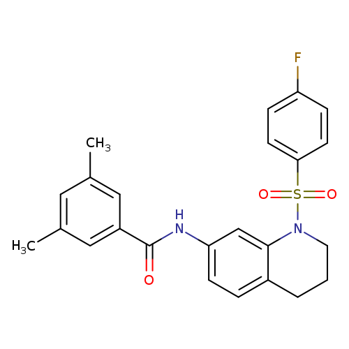 N-[1-(4-fluorobenzenesulfonyl)-1,2,3,4-tetrahydroquinolin-7-yl]-3,5-dimethylbenzamide