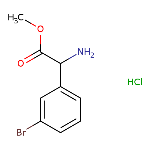 methyl 2-amino-2-(3-bromophenyl)acetate hydrochloride