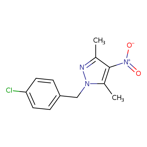 1-(4-Chlorobenzyl)-3,5-dimethyl-4-nitro-1h-pyrazole