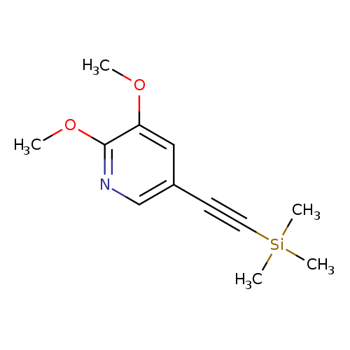 2,3-Dimethoxy-5-((trimethylsilyl)ethynyl)pyridine