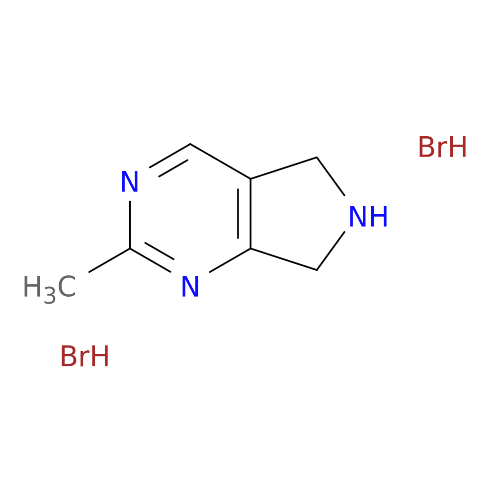 2-methyl-5H,6H,7H-pyrrolo[3,4-d]pyrimidine dihydrobromide