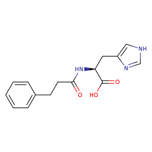 (2S)-3-(1H-imidazol-4-yl)-2-(3-phenylpropanamido)propanoic acid