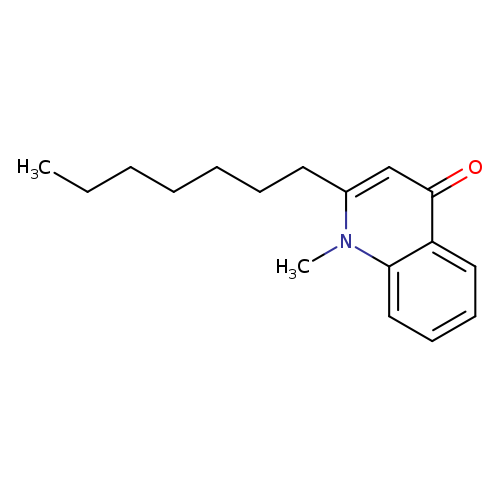 2-Heptyl-1-methylquinolin-4(1H)-one