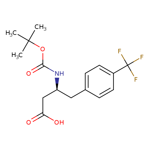 (S)-3-((tert-Butoxycarbonyl)amino)-4-(4-(trifluoromethyl)phenyl)butanoic acid