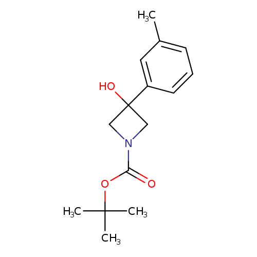 TERT-BUTYL 3-HYDROXY-3-(M-TOLYL)AZETIDINE-1-CARBOXYLATE