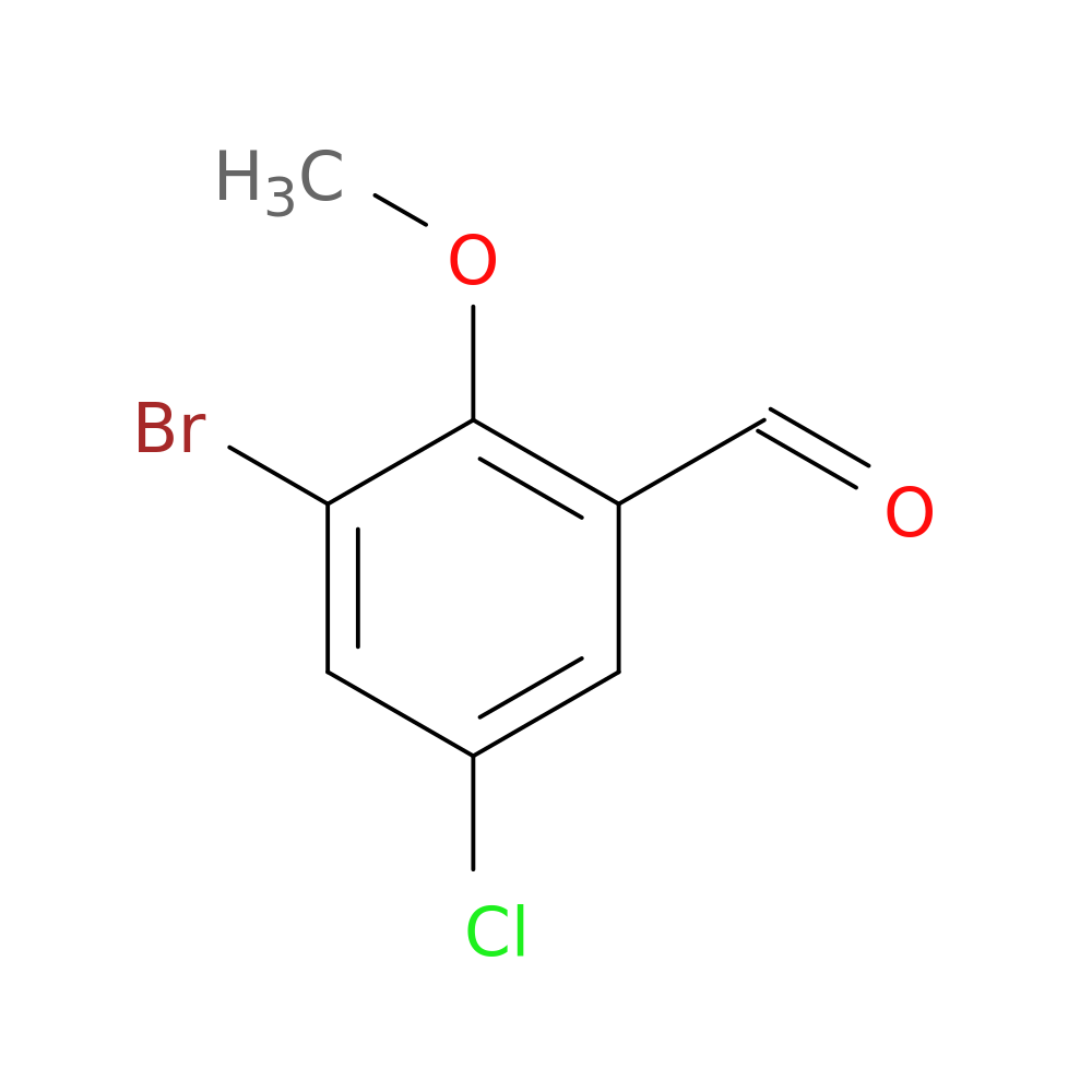 3-Bromo-5-chloro-2-methoxybenzaldehyde