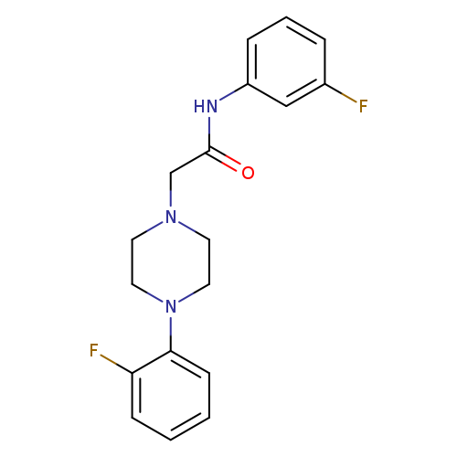 N-(3-fluorophenyl)-2-[4-(2-fluorophenyl)piperazin-1-yl]acetamide