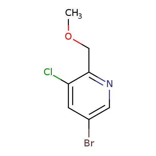 5-bromo-3-chloro-2-(methoxymethyl)pyridine