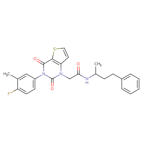 2-[3-(4-fluoro-3-methylphenyl)-2,4-dioxo-1H,2H,3H,4H-thieno[3,2-d]pyrimidin-1-yl]-N-(4-phenylbutan-2-yl)acetamide